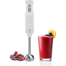 Briebe HB1173WHT Handmixer - Edelstahlklingen, 600W