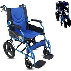 Mobiclinic Leichte Faltbare Aluminium Rollstuhl - Transit