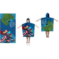 Marvel Avengers Baumwoll Poncho Handtuch - Strandtuch