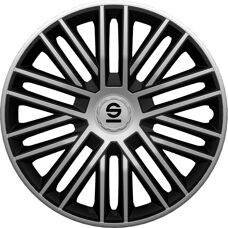 Sparco Hjuldekselsett - 15 tommer Sølv - Hjuldekselsett