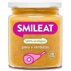 Smileat Comida Orgánica de Pavo y Verduras para Bebés - 230g