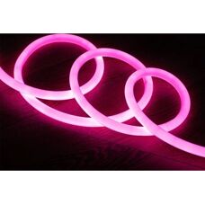 LEDKIA - Bande néon rose 120 LED/m 220V AC IP67 - Publicité