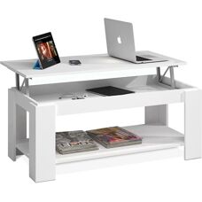 FRS - Arboleas - blanco - 43/54 cm alto - Mesa de centro