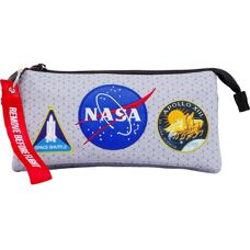 Karactermania Nasa Houston Triple Pencil Case - Stationery