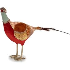 Krist+ Decoratieve Fasanenfiguur - 18x52x65cm - Oranje