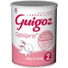 Guigoz Optipro 2 dès 6 mois jusqu'à 12 mois - 780 g - Publicité