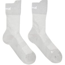 Calcetines Nnormal Running Grises - Calcetines deportivos para correr