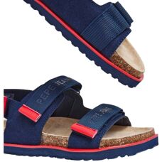 Sandales Pepe Jeans Berlin Saturday bleues - Publicité