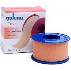 Cinta de tela piel GALENO - 5 m x 2,5 cm - Primeros auxilios