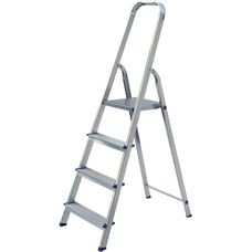 Elkop ALW Anlehnleiter - 5-Stufen Aluminium Blau - Leiter