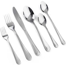 Lamart LT5006 48-teiliges Edelstahl-Besteckset - Besteckset