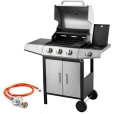 FIELDMANN FZG 3010 Plynový gril - 3 hořáky, boční hořák