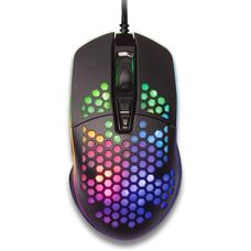 Mouse da gioco Yenkee YMS 3030BK - 6400 DPI, RGB, Leggera