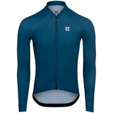Kalas Passion Temps Langarm Radtrikot - Petrolblau