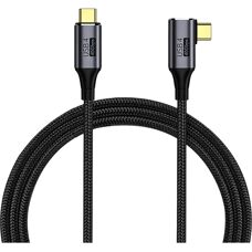 PremiumCord KU4CU08 USB 4.0 Kábel - USB-C (2,40 m) Fekete/Gyász