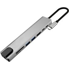 MK Floria MKF-USBC81 Laptop Dock - 8 Anschlüsse & 4K HDMI