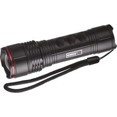 Linterna LED Emos - 330 lm, Enfoque, IP44, Aluminio, 3× AAA