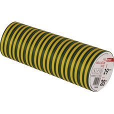 EMOS F61925 Cinta aislante verde-amarilla - Cinta eléctrica