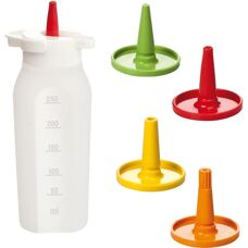 Tescoma Multi-inzet Dispenserfles met 4 spuiten - 250ml