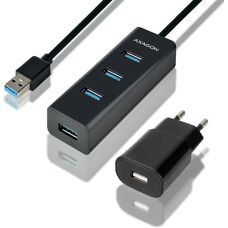 Axagon HUE-S2BP - USB 3.2 Gen 1 Hub - 4 Poorten - Zwart