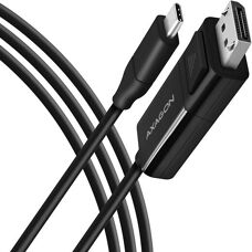 Kabel USB-C na DisplayPort Axagon RVC-DPC, 1,8 m - Video adaptér