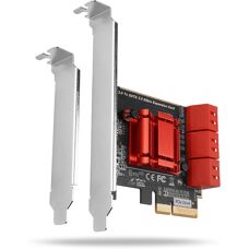 Axagon PCES-SA6 PCIe vezérlő 6x belső SATA - Interfész kártya