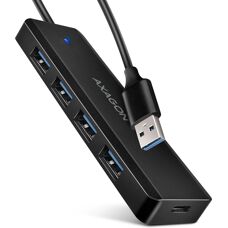 Axagon HUE-C1A USB Hub - 4 Porty, USB-C, 5 Gbps