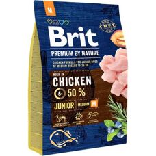 Brit Premium By Nature Junior Pui de talie medie - Hrană uscată pentru câini - 15 kg