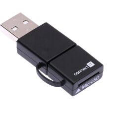 Connect IT CI-396 Kartenleser - USB 2.0 Micro USB Schwarz