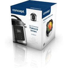 Concept CK8001 - Negru, Oțel inoxidabil - Multicooker