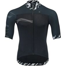 Maillot Silvini Stelvio - Noir, XS, Maillot cycliste - Publicité