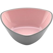 Bigbuy Home Melamine Kom Driehoek Pink/Groen 13cm - Kom