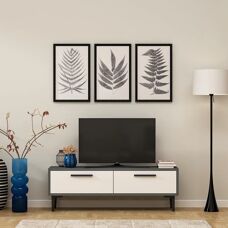 Meuble TV Kalune Design Evangeline - 120x29.6x45cm