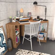 Kalune Design Schreibtisch - 120 x 90 x 77 cm - Nussbaum