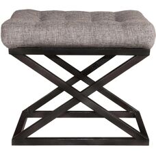 Atelier del Sofa Puff Capraz - Zwart/Grijs - Sofa Puff