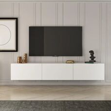 Hanah Home Dulap TV Alb - Modern, Durabil, Elegant