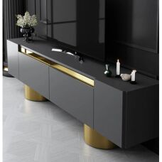Skye Decor - Bohem Gold TV Stand - Antracit Auriu - TV Stand