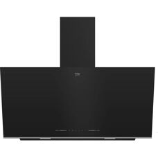 Beko BHCA96641BFBHS - Noir - Hotte décorative murale
