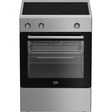 Cucina Beko FBE69100X - Piano a induzione 4 zone - Forno 72L - Acciaio inox