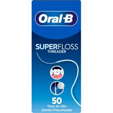 Fio Dental SuperFloss Oral-B Pré-Cortado - 50 Fios