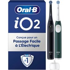 Brosse à dents électrique ORAL-B iO Series 2 - Noir Nuit, Vert Forêt - Brosse électrique