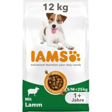 IAMS for Vitality Adult Dog S/M <25kg with Lamb Dry - 12kg
