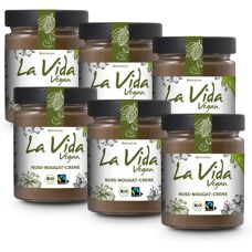 La Vida Vegan Κρέμα Φουντουκιού και Σοκολάτας - Χωρίς ζωικά συστατικά, Χωρίς φοινικέλαιο, Βιολογικό