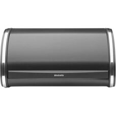 Brabantia 236686 Kenyérdoboz - Téglalap Formájú Fekete Acél