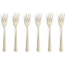 Amefa Austin 1410 Kuchengabel Set - Vintage Champagner - 6-teilig