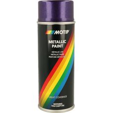 Motip Βιολετί Μεταλλική Σπρέι Βαφή - 400ml - Ανθεκτικό στον καιρό, Υψηλή κάλυψη