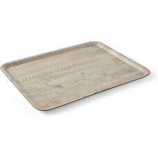 HENDI Ljus Trä Melamin Serveringsbricka - 530 x 370 mm