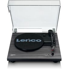 Lenco LS-10 Bältdriven skivspelare - Svart - Stereo högtalare - 33/45 rpm