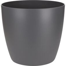 Elho Brussels Ronde Plantmand - 14cm Antraciet