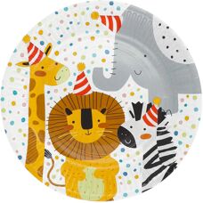 Piatti di carta Safari Boland 50210 - Piatti usa e getta